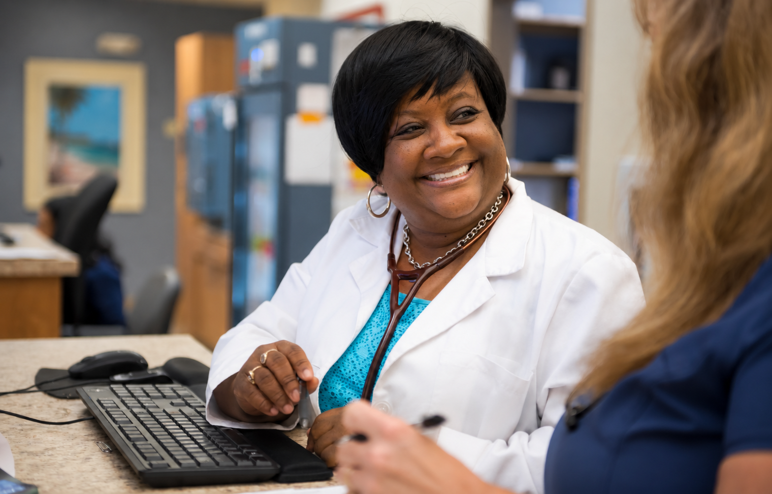 Healthcare provider in a clinical practice